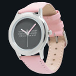 Erstellen Sie Ihre eigene Personalisierte Uhr<br><div class="desc">Passen Sie dieses Produkt an, indem Sie Ihre eigenen Bilder und Texte hinzufügen und Ihre bevorzugten Schriftart und Farben auswählen. Besuchen Sie Aviary Art auf Zazzle, um unsere gesamte Kollektion von leicht personalisierbaren, hochwertigen Produkten zu sehen!</div>