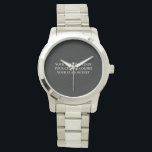 Erstellen Sie Ihre eigene Personalisierte Uhr<br><div class="desc">Passen Sie dieses Produkt an, indem Sie Ihre eigenen Bilder und Texte hinzufügen und Ihre bevorzugten Schriftart und Farben auswählen. Besuchen Sie Aviary Art auf Zazzle, um unsere gesamte Kollektion von leicht personalisierbaren, hochwertigen Produkten zu sehen!</div>