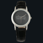 Erstellen Sie Ihre eigene Personalisierte Uhr<br><div class="desc">Passen Sie dieses Produkt an,  indem Sie Ihre eigenen Bilder und Texte hinzufügen und Ihre bevorzugten Schriftart und Farben auswählen. Besuchen Sie Aviary Art auf Zazzle,  um unsere gesamte Kollektion von leicht personalisierbaren,  hochwertigen Produkten zu sehen!</div>