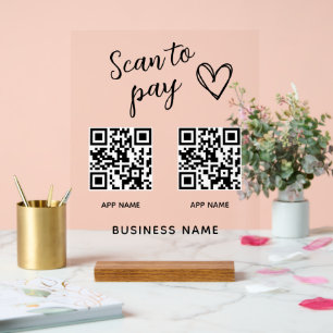 Erstellen Sie Ihre eigene Prüfung, um QR-Code-Firm Acrylschild
