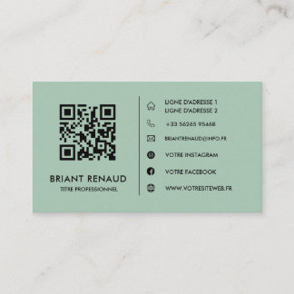Erstellen Sie Ihre eigene QR-Visitenkarte Visitenkarte