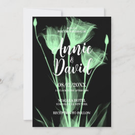 Erstellen Sie Ihre eigene Ray Blume Trio Hochzeit Einladung