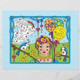 Erstellen Sie Ihre eigene Realität_flaches Papierb