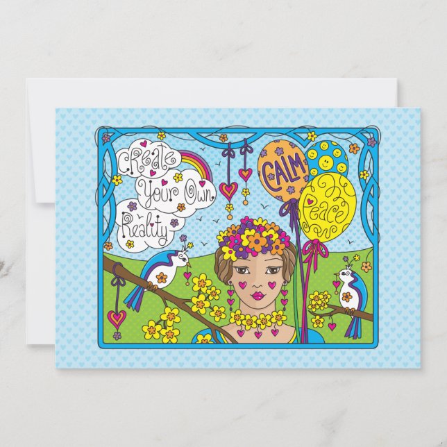 Erstellen Sie Ihre eigene Reality_Flat Card 7"x5" (Vorderseite)