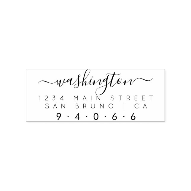 Erstellen Sie Ihre eigene rechteckige Rücksendeadr Gummistempel (Prägung)