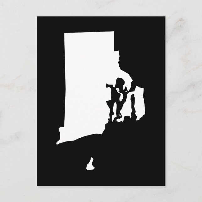 Erstellen Sie Ihre eigene Rhode Island-Ankündigung Postkarte (Vorderseite)