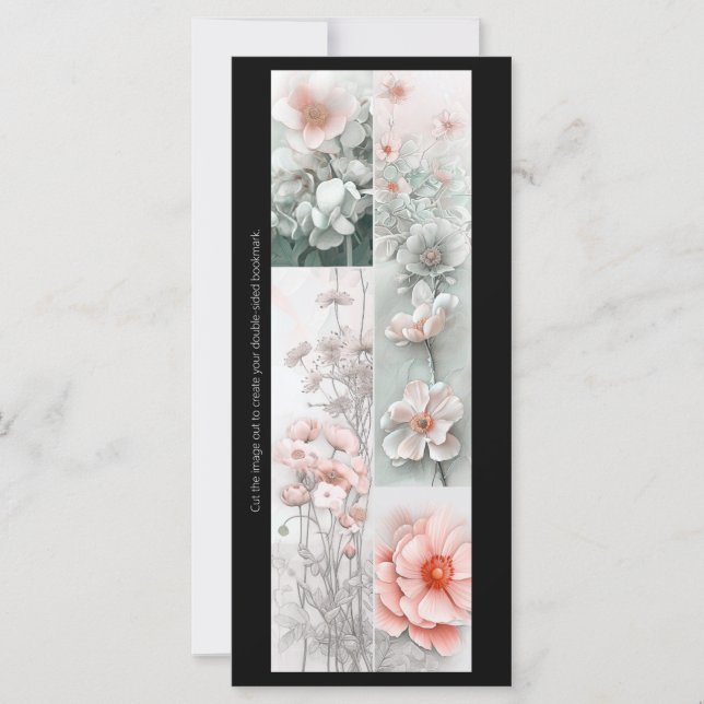 Erstellen Sie Ihre eigene Rosa Blume Collage Lesez (Vorderseite)