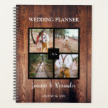 Erstellen Sie Ihre eigene rustikale Foto Collage H Planer<br><div class="desc">Erstellen Sie Ihre eigene rustikale Familienkollektion,  Foto aus dunklem Holz,  Hochzeitsplaner.
Sie können Ihre eigenen Fotos an der Vorderseite hinzufügen,  Ihre Namen,  Monogramm und Text hinzufügen und einen sehr persönlichen und einzigartigen Hochzeitsplaner erstellen.</div>