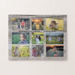 Erstellen Sie Ihre eigene rustikale Holz Familie F<br><div class="desc">Machen Sie Ihr eigenes schönstes Foto Collage Rätsel. Familienname, benutzerdefiniertes Foto Collage Puzzle Sie können es personalisieren und fügen Sie Ihre schönsten Fotos. Großer Spaß !</div>