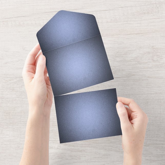Erstellen Sie Ihre eigene - Schattige Textur - Bla All In One Einladung (Abreißen)