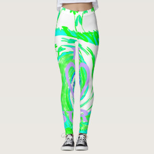 Erstellen Sie Ihre eigene schöne Blumenart l Liebe Leggings