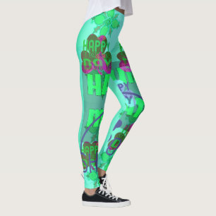 Erstellen Sie Ihre eigene schöne Saint Patrick Tex Leggings