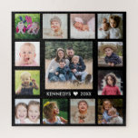 Erstellen Sie Ihre eigene Schwarz-13-Familie-FotoC<br><div class="desc">Erstellen Sie Ihr eigenes Foto Collage Jigsaw Puzzle mit 13 Ihrer Lieblingsbilder auf einem schwarzen Hintergrund.Personalisieren Sie mit Familiennamen und festem Datum. Das Foto Collage Puzzle eignet sich hervorragend für Soloaktivitäten oder Familienaktivitäten. Jigsaw-Rätsel helfen Ihnen, sich zu entspannen und Ihren Stress zu lindern. Der neueste Trend in der Selbstversorgung ist...</div>