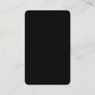 Erstellen Sie Ihre eigene schwarze benutzerdefinie Visitenkarte