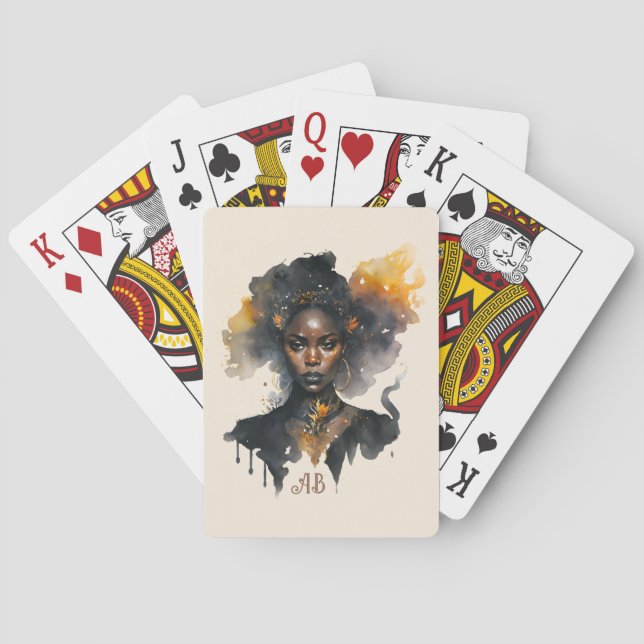 Erstellen Sie Ihre eigene Schwarze Hexe Spielkarten (Rückseite)