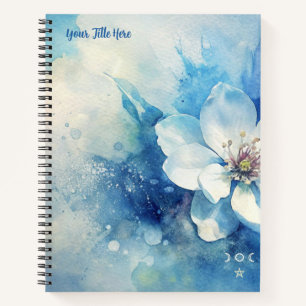Erstellen Sie Ihre eigene shabby chic weiße Teeros Notizbuch