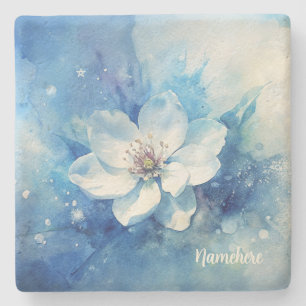 Erstellen Sie Ihre eigene shabby chic weiße Teeros Steinuntersetzer
