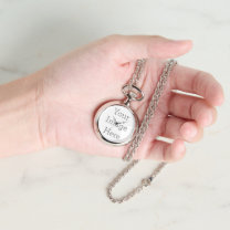 Erstellen Sie Ihre eigene Silver-Necklack-Uhr Armbanduhr