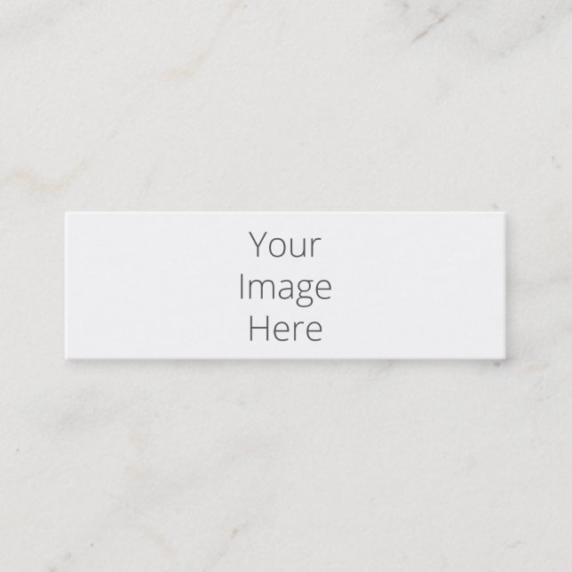 Erstellen Sie Ihre eigene Skinnecarte Mini Visitenkarte (Vorderseite)