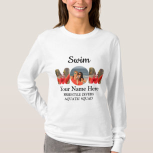 Erstellen Sie Ihre eigene sportliche Mutter Foto C T-Shirt