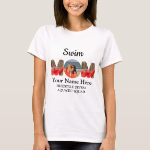 Erstellen Sie Ihre eigene sportliche Mutter Foto C T-Shirt