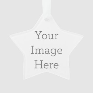 Erstellen Sie Ihre eigene Star-Akrylenschmuck Ornament