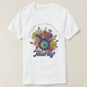 Erstellen Sie Ihre eigene Starry Floral Taurus Zod T-Shirt