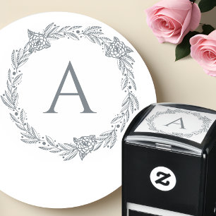 Erstellen Sie Ihre eigene stilvolle Monogram-Brief Permastempel