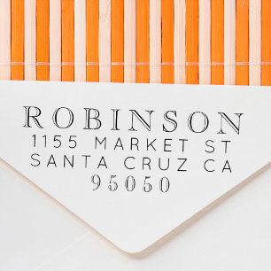 Erstellen Sie Ihre eigene stilvolle Nachname-Rücks Permastempel