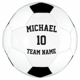 Erstellen Sie Ihre eigene Teamname-Nummer Fußball