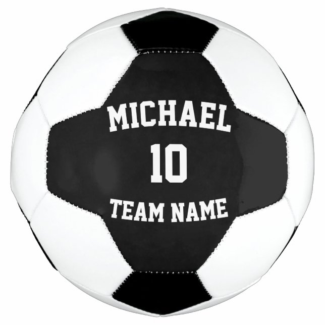 Erstellen Sie Ihre eigene Teamname-Nummer Fußball (Vorderseite)