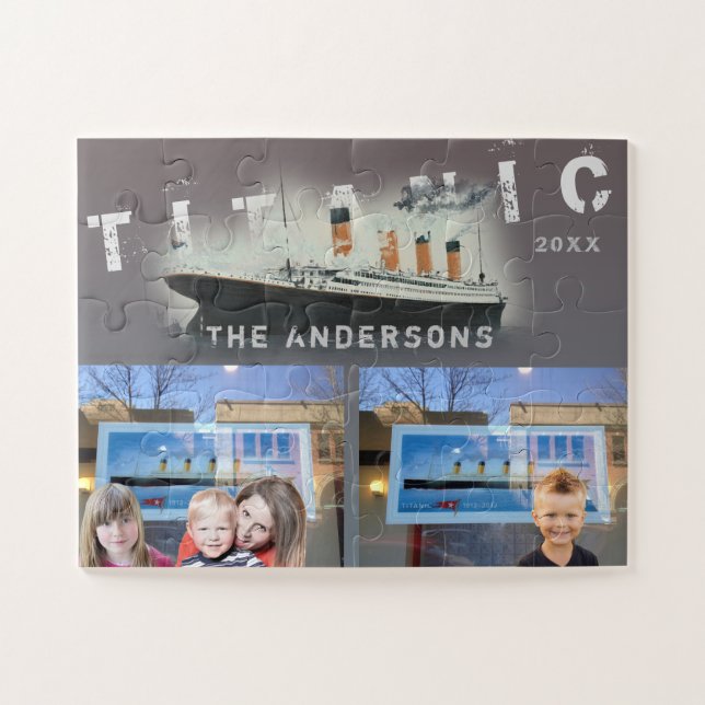 Erstellen Sie Ihre eigene Titanic Collage aus zwei (Horizontal)