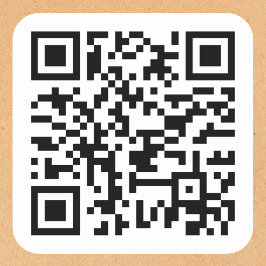 Erstellen Sie Ihre eigene URL für den benutzerdefi Quadratischer Aufkleber