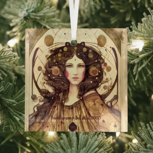Erstellen Sie Ihre eigene Viktorianische Hexe Ornament Aus Glas (Insitu)