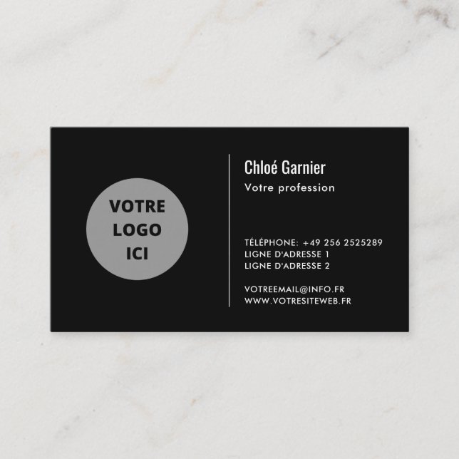 Erstellen Sie Ihre eigene Visitenkarte (Vorderseite)