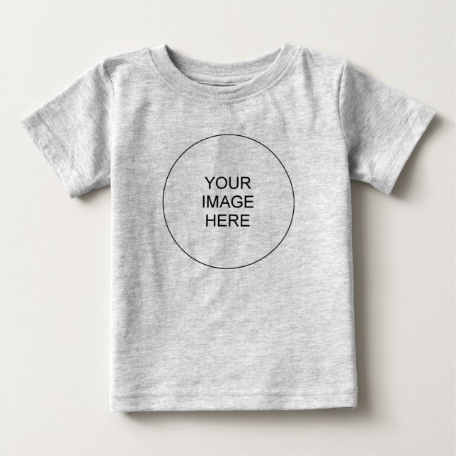 Erstellen Sie Ihre eigene Vorlage für Bilder hinzu Baby T-shirt (Vorderseite)