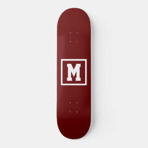 Erstellen Sie Ihre eigene Vorlage für Monogramme, Skateboard