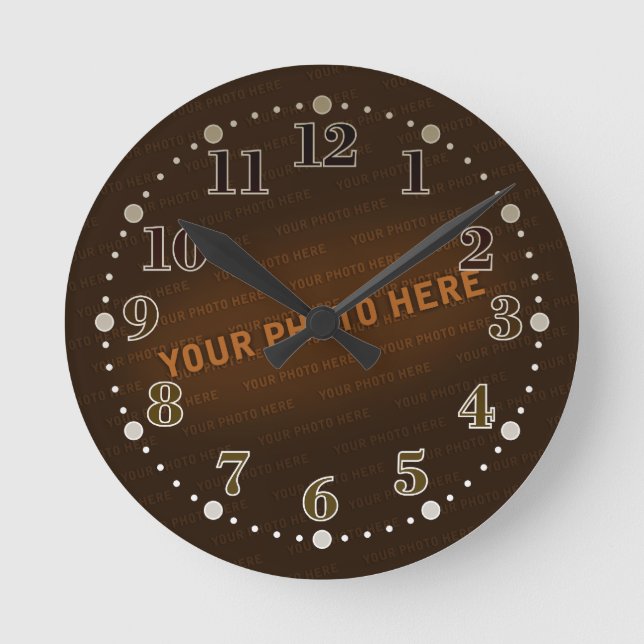 Erstellen Sie Ihre eigene Wall-Uhr Runde Wanduhr (Vorderseite)
