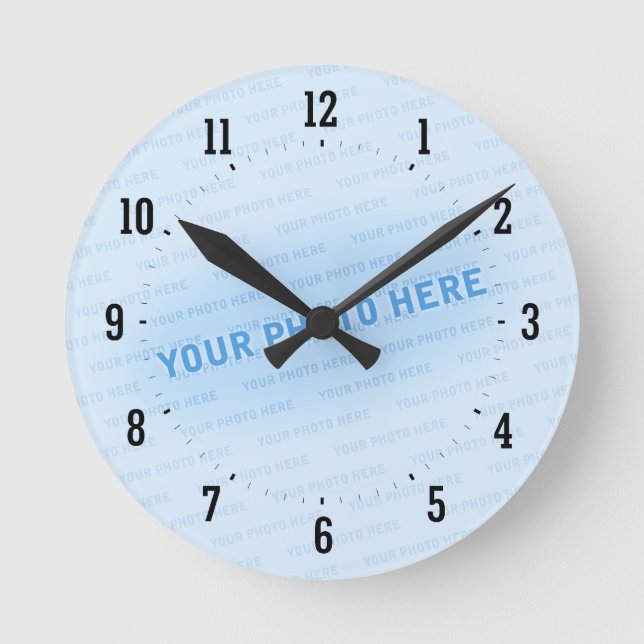 Erstellen Sie Ihre eigene Wall-Uhr Runde Wanduhr (Vorderseite)