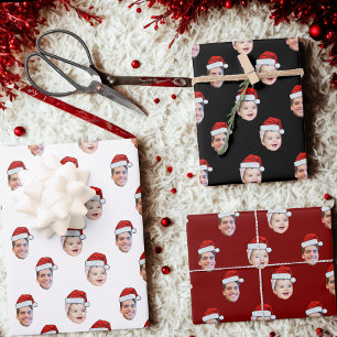 Erstellen Sie Ihre eigene Weihnachtsmannmütze Geschenkpapier Set