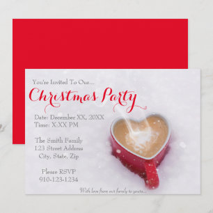 Erstellen Sie Ihre eigene Weihnachtszeit-Party Ein Einladung