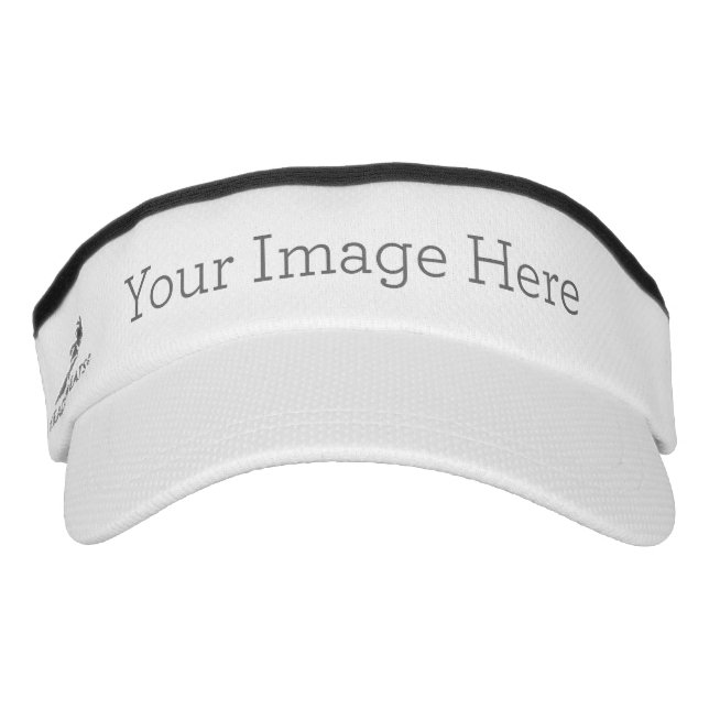 Gestaltbarer gestrickt Visor, Weiß (Vorderseite)