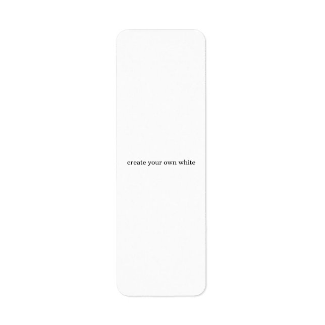 erstellen Sie Ihre eigene weiße  (Vorne)