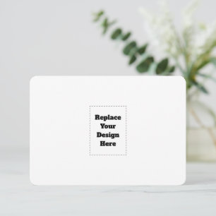 Erstellen Sie Ihre eigene weiße Ankündigung