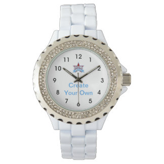 Erstellen Sie Ihre eigene weiße Email-Uhr Armbanduhr