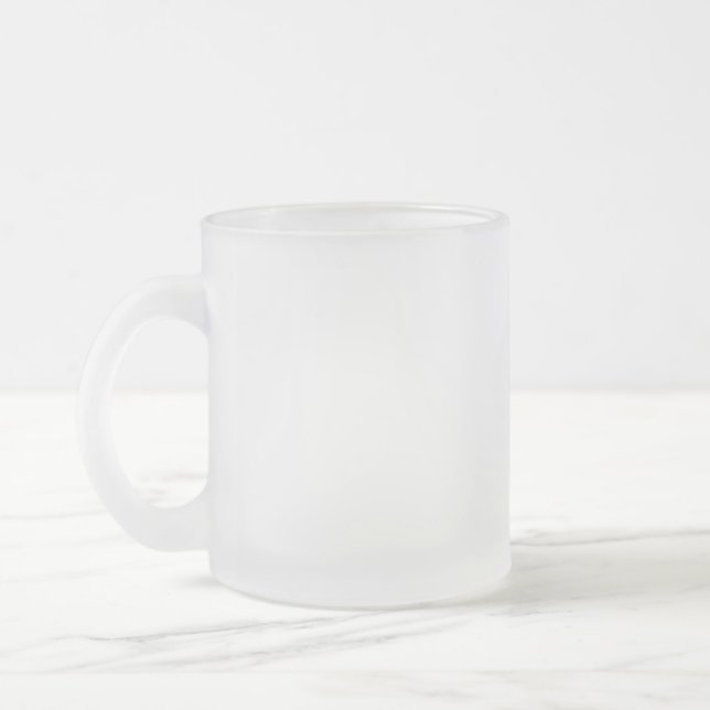 Erstellen Sie Ihre eigene weiße Farbe Mattglastasse (Links)