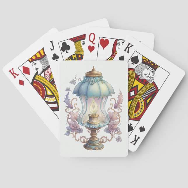 Erstellen Sie Ihre eigene zauberhafte Feenlampe Spielkarten (Rückseite)