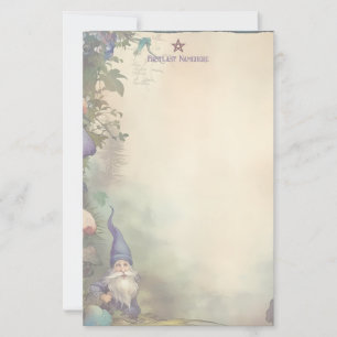 Erstellen Sie Ihre eigene Zwergenpilzgarten-Schrei Briefpapier