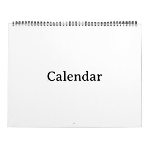 Erstellen Sie Ihre eigenen 11" x 14,25" Zwei-Seite Kalender