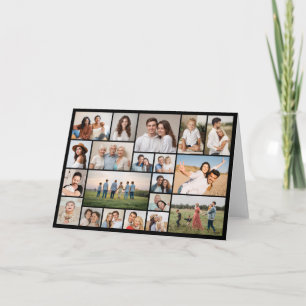 Erstellen Sie Ihre eigenen 20 Foto Collage Gruß Karte